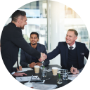 group of people shaking hands